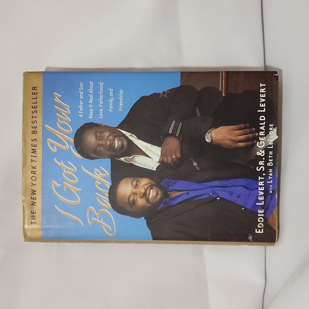 Eddie Levert Sr. & Gerald Levert hardback book I Got Your Back
